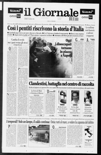 Il giornale del lunedi